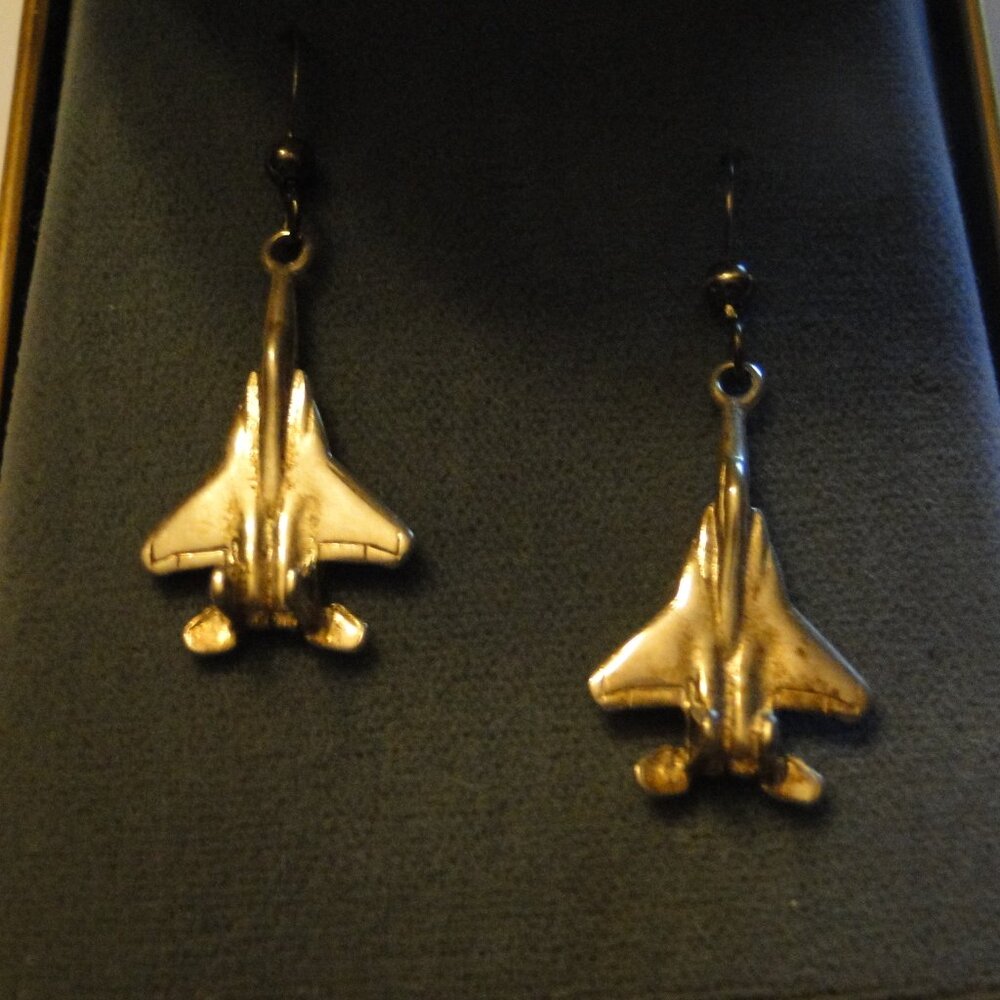 F-15 : Sterling Silver Earrings